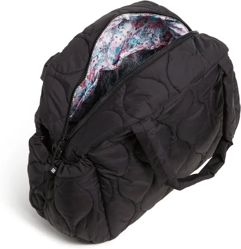 Miniatura 3 de Vera Bradley Bolsa de viaje de peso pluma para mujer, Negro