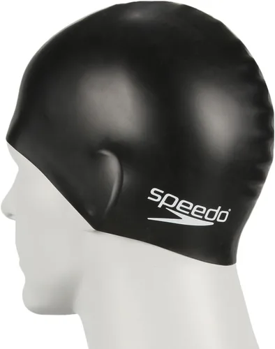 Miniatura 7 de Speedo Gorra de natación de silicona moldeada lisa para jóvenes