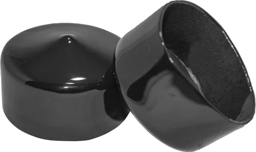 Miniatura 10 de Prescott Plastics Tapones de plástico flexibles de 1/2" (12.7 mm) de diámetro exterior, tapas redondas de tubo de metal negro, inserciones fuertes