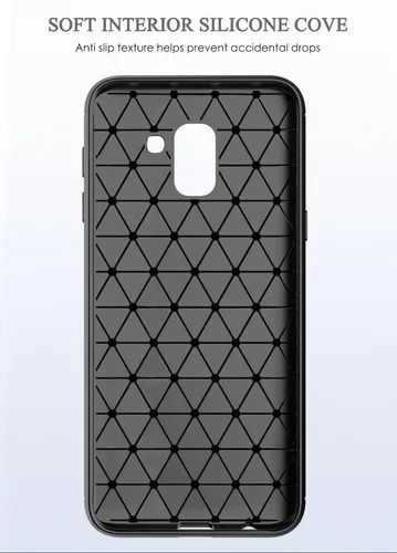 Miniatura 7 de Asuwish Funda compatible con Samsung Galaxy J6 2018 y protector de pantalla de vidrio templado, accesorios de celda, cubierta protectora de TPU