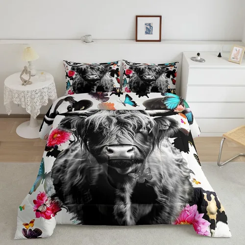 Miniatura 8 de Erosebridal Yin Yang - Juego de edredón para niños y adolescentes, edredón de plumón de hielo y fuego, tamaño individual, juego de ropa de cama