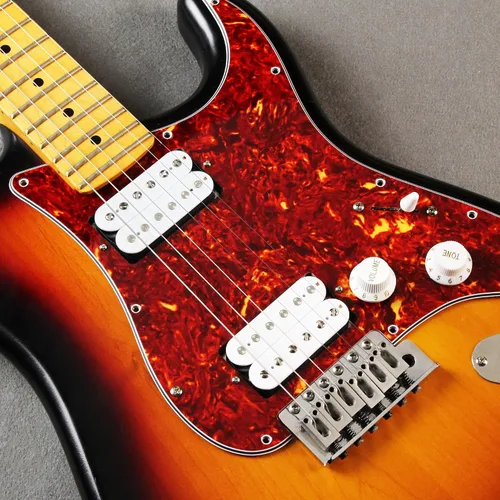 Miniatura 5 de FLEOR Alnico 5 Pastillas de Guitarra Doble Bobina Humbucker Juego de Cuello y Puente Blanco
