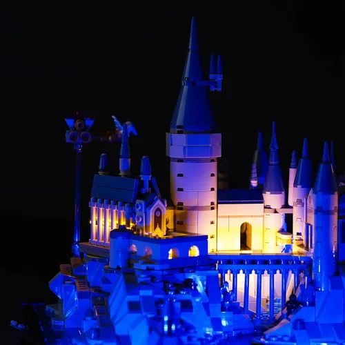 Miniatura 5 de VONADO Kit de luces LED RC actualizado para Lego Hogwarts Castle and Grounds 76419, juego de iluminación creativa con control remoto, accesorios