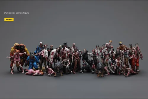 Miniatura 4 de JOYTOY Dark Source Zombie - Figura de Acción 1/25, 11 piezas con articulaciones móviles y desmontables, figuras de zombi en miniatura