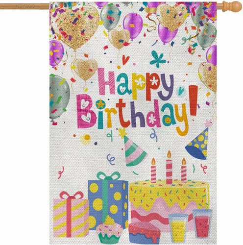 Miniatura 15 de AOYEGO Daisy - Bandera de bienvenida para casa, de 28 x 40 pulgadas, grande, vertical, de doble cara, abejas en una margarita blanca salvaje