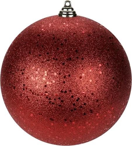 Miniatura 12 de Esferas de adorno de Navidad de 4.7 pulgadas, decoraciones de Navidad grandes, árbol de Navidad, inastillables, grandes, negras, con lazo