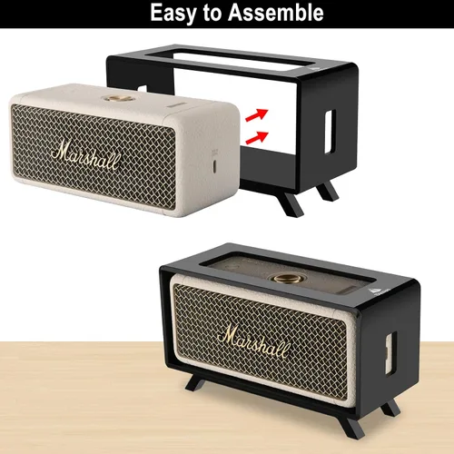 Miniatura 3 de Soporte de escritorio acrílico Compatible con altavoz Marshall Emberton/Emberton II/Emberton III, soporte de mesa, estante de exhibición, soporte