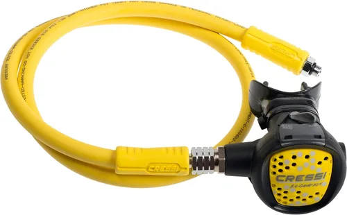 Miniatura 6 de Cressi Paquete de equipo esencial de buceo completo con R1 BCD - Ordenador de buceo Donatello C2 - Juego de regulador compacto AC2 totalmente