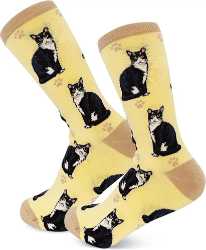 Miniatura 20 de E&S Imports Calcetines para amantes de las mascotas, para todas las estaciones, talla única, para mujeres y hombres, regalos para gatos y perros