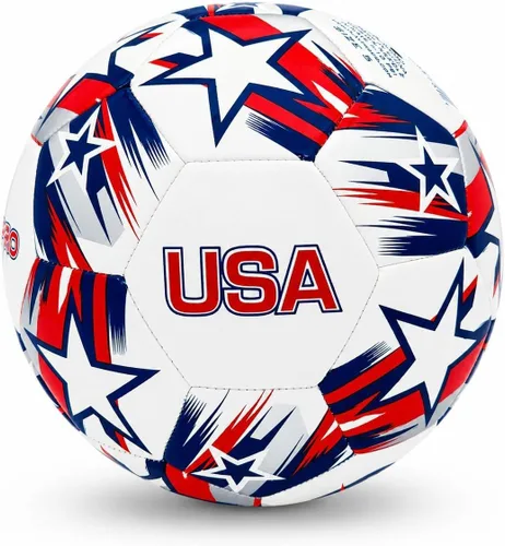 Miniatura 26 de Elite Edition Soccer Ball - Training Soccer Ball – Durable TPU Outdoor Ball – Country Design (USA, Argentina, Brasil, Mexico, Portugal & More)