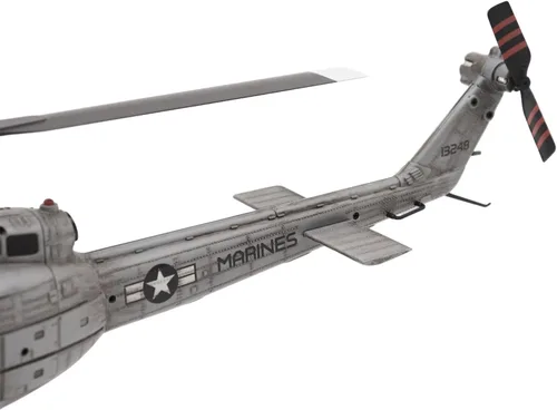 Miniatura 5 de RC ERA C032 UH-1 Huey Helicóptero RC, escala 1:48, giroscopio de 6 ejes, 6 canales, sin escobillas, aviones estabilizados sin varilla sin
