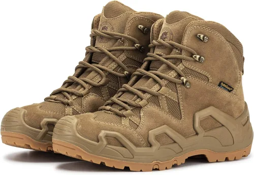 Miniatura 5 de RockRooster Walland KS735-KS737 - Botas de combate para hombre, suela de goma impermeable, botas de senderismo