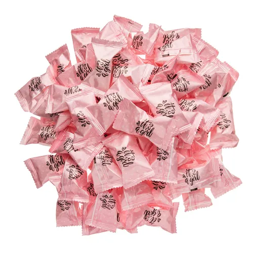 Miniatura 4 de Candy Envy - It's A Girl Buttermints - Bolsa de 13 onzas - 100 mentas de caramelo envueltas individualmente - Recuerdos de fiesta de baby shower