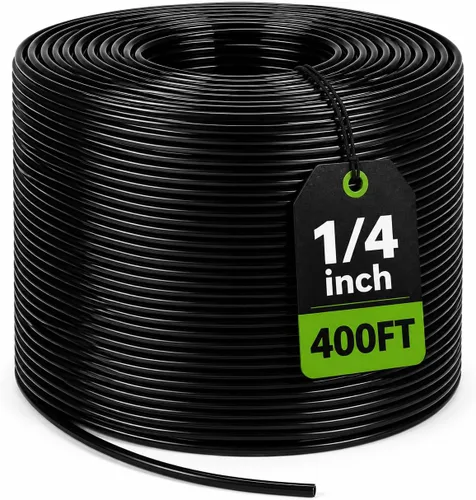 Miniatura 11 de Bonviee Tubo de riego de 1/2 pulgada con 4 paquetes de conectores de 6 vías, tubo de riego por goteo de 50 pies ideal para sistema de riego