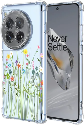 Miniatura 18 de Funda para OnePlus Nord CE 2 Lite 5G Clear Flower Phone Case Soft TPU a prueba de golpes, antiarañazos, funda protectora para 1+Nord CE2 Lite 5G