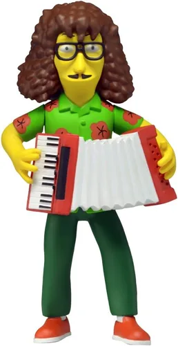 NECA Simpsons 25th Anniversary Series 4 Weird Al - Figura de acción de celebridades de 5 pulgadas
