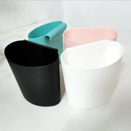 Miniatura 3 de 4 portavasos colgantes, accesorios para carrito rodante, contenedores de plantas, macetas colgantes, ahorro de espacio, cubo de almacenamiento