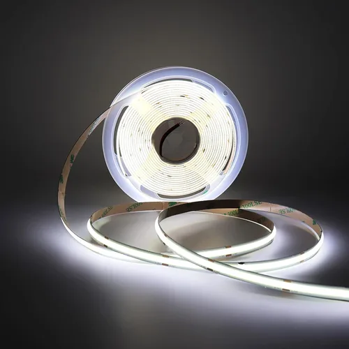 Miniatura 7 de 384Led/m 16.4ft COB Flexible LED Tira de luz DC12V/24V Cinta flexible (12V, naranja)