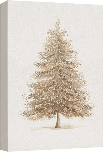 Miniatura 10 de wall26 Lienzo Impreso Arte de Pared Papá Noel Árbol de Navidad Chimenea Celebraciones y Fiestas Ilustración Decorativa Arte Moderno Escénico