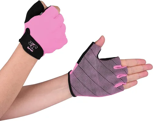 Miniatura 2 de Hornet Watersports Guantes de remo de color rosa claro para mujer, ideales para remo en interiores, esculpido, kayak, SUP, canoa, barco de dragón