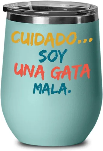 Miniatura 4 de Regalo para primas Taza de cafe para hermana Perfecto regalo para graduados, profesionales y estudiantes Vaso con afirmaciones positivas, Azul