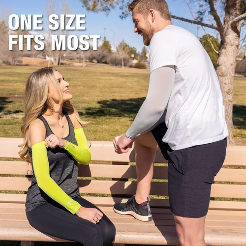 Miniatura 3 de SportsTrail Mangas Refrescantes para Brazos para Hombres y Mujeres – Transpirables, Protección Solar UV, Mangas Deportivas para Brazos para Mujeres