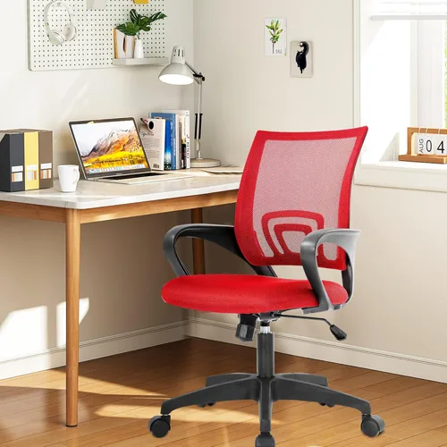 Miniatura 2 de PayLessHere Silla de Oficina para el Hogar Silla de Escritorio Silla para Computadora Silla Ergonómica Ajustable con Respaldo Lumbar y Apoyabrazos