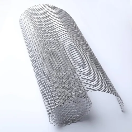 Miniatura 9 de 40 x 13 pulgadas Malla Universal Negra de Metal: Malla de Parrilla de Auto de Aleación de Aluminio con Agujeros Rómbicos de 10 x 20mm para Parrilla