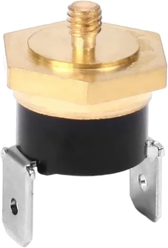 Miniatura 13 de Fielect Interruptor de control de temperatura del termostato KSD301, ajuste Snap Disc Interruptor de temperatura 257.0 °F Cobre M5 normalmente