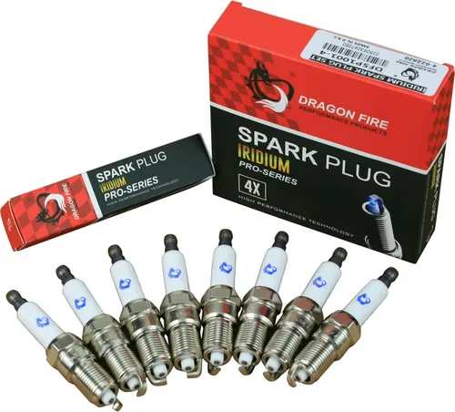 Miniatura 4 de DRAGON FIRE PERFORMANCE Bobinas de encendido (redondas) IRIDIUM Bujías de 0.394 pulgadas de repuesto compatibles con Chevy 5.3L 6.0L 6.2L 7.0L V8