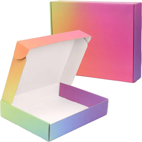 Miniatura 25 de Paquete de 30 cajas de envío pequeñas de 6 x 4 x 1.6 pulgadas, cajas de cartón corrugado rosa para embalaje, envío y correo para pequeñas empresas