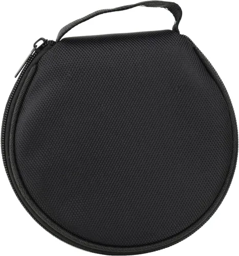 Miniatura 6 de Funda negra para CD/DVD de 20 capacidades, carpeta portátil de almacenamiento de disco para coche, hogar, organizador de transporte de viaje