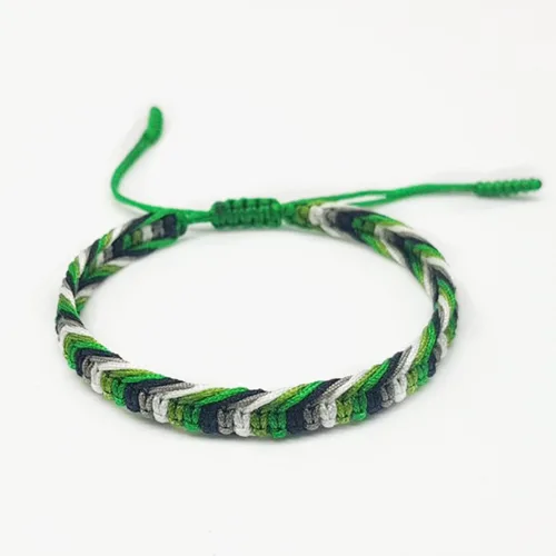 Miniatura 2 de LAMIBEE Pulsera tibetana con diseño de pansexualidad bisexual LGBT Proud Love Brazaletes de cuerda de amuleto y bohemio para mujeres y hombres