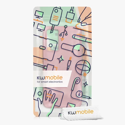 Miniatura 7 de kwmobile Funda compatible con Xiaomi Redmi Note 11 Pro/Note 11 Pro (5G) / Note 12 Pro (4G) - Funda de silicona TPU con acabado suave - Rosa