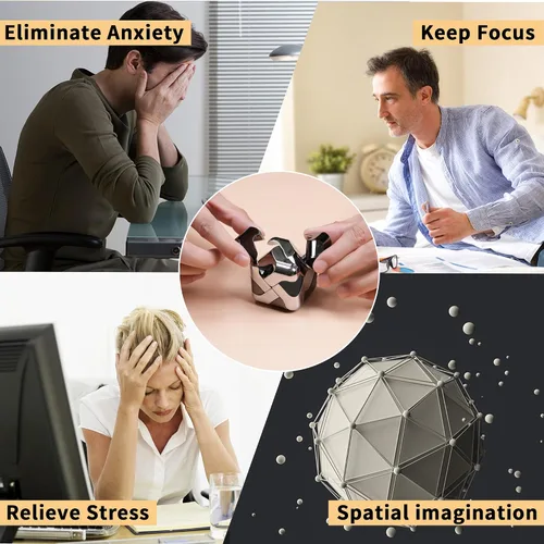 Miniatura 5 de Metal-Puzzles 3D-Brain-Teaser Toys: Geniales Gadgets-Stuff Box Puzzles-Juguete para niños, niños, adolescentes y adultos, herramientas
