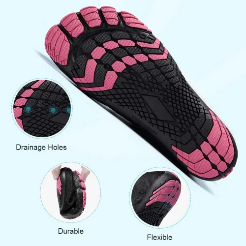 Miniatura 5 de HIITAVE - Zapatos de agua minimalistas para mujer, de secado rápido, para hacer natación, bucear, surfear, hacer deportes acuáticos, ir a