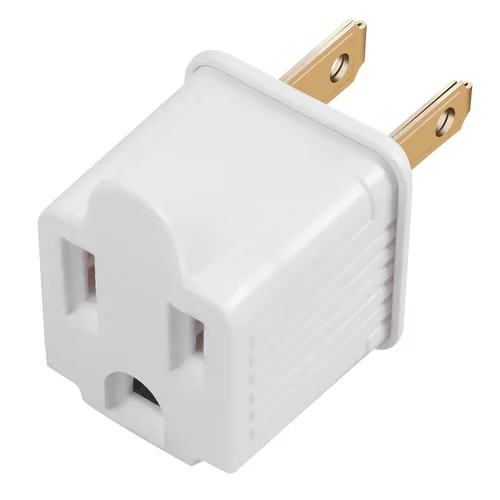Miniatura 4 de TENINYU Adaptador con Conexión a Tierra de 3 Clavijas a 2 Clavijas Convertidor de Tomacorriente - Adaptador de Enchufe y Tomacorriente de 3 Pines a