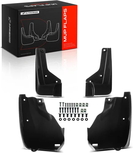 A-Premium Juego de 4 unidades de guardabarros con accesorios compatibles con Subaru Forester, 2019-2021, Sport Utility, delantero y trasero (lado