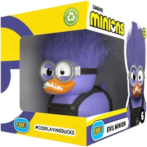 Miniatura 9 de TUBBZ Mini: Minions - Figura de vinilo de pato de goma de Bob haciendo cosplay Bob (Mini)