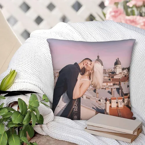 Miniatura 6 de Funda de almohada personalizada, diseño de fotos o texto, fundas de cojín impresas de dos lados, almohada personalizada para fotos de mascotas