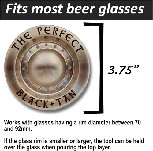 Miniatura 5 de The Perfect Black And Tan Herramienta de capas de cerveza.