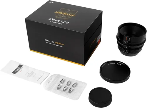 Miniatura 8 de 7artisans Lente Cine de gran apertura T2.0 de 1.378 in compatible con montura Leica/Sigma/Panasonic L