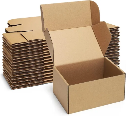 Miniatura 14 de Cajas de Envío de 12x9x3 Pulgadas: Paquete de 22 Cajas de Cartón para Embalaje, Cajas de Envío Blancas para Embalaje de Pequeñas Empresas, Cajas