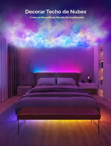 Miniatura 5 de Govee Tira de luces LED RGBIC inteligentes de 65.6 pies, tira de luz LED Alexa funciona con Google Assistant, sincronización de música, DIY varios