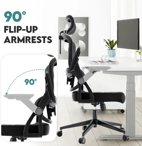 Miniatura 7 de Silla de oficina (01BLACK)
