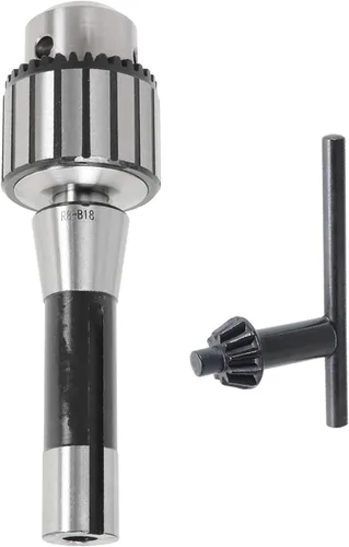1/8-5/8 R8-B18 Portabrocas súper resistente con portabrocas que aprieta la llave para fresadora de torno CNC