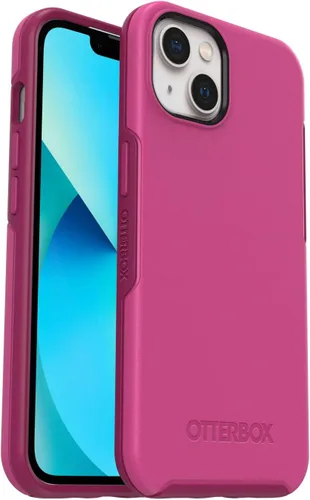 Miniatura 13 de OtterBox Funda para iPhone 13 (SOLAMENTE) de la Serie Symmetry - Negro, Ultra-Elegante, Compatible con Carga Inalámbrica, Bordes Elevados Protegen