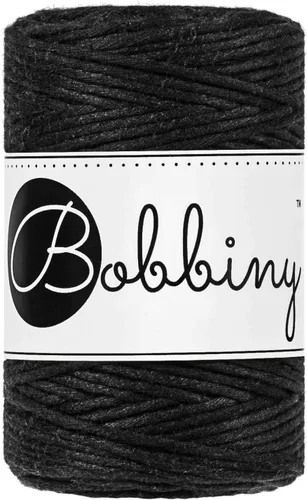 Miniatura 20 de Bobbiny Cordón de macramé de una sola capa para bebé de 0.069 pulgadas (100% algodón reciclado)