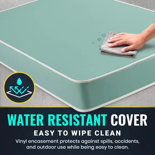 Miniatura 3 de Colchón de espuma con funda de vinilo resistente al agua (COT33, 6 pulgadas)