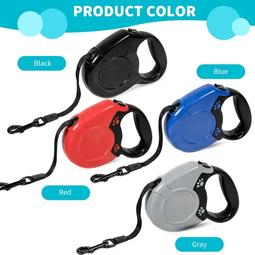 Miniatura 5 de PETCUTE Correa retráctil para caminar para perro, correa extensible de entrenamiento para perros, correas convenientes para perros pequeños